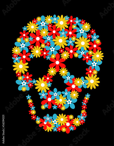 Totenkopf blumen