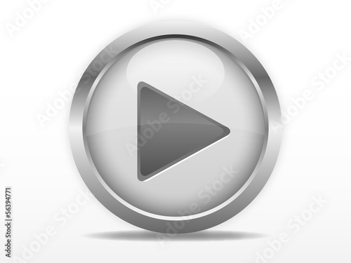 Grey play button