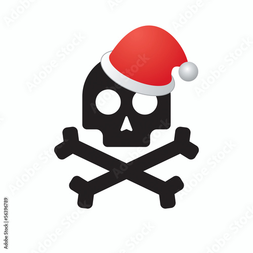 Isolated pirate skull icon