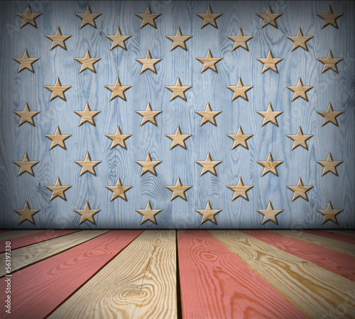 American symbol interior room