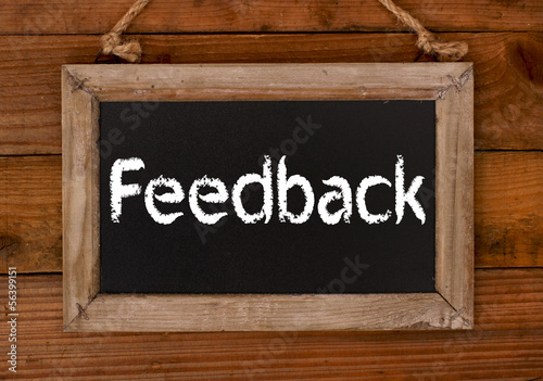 Photos Feedback Holzschild