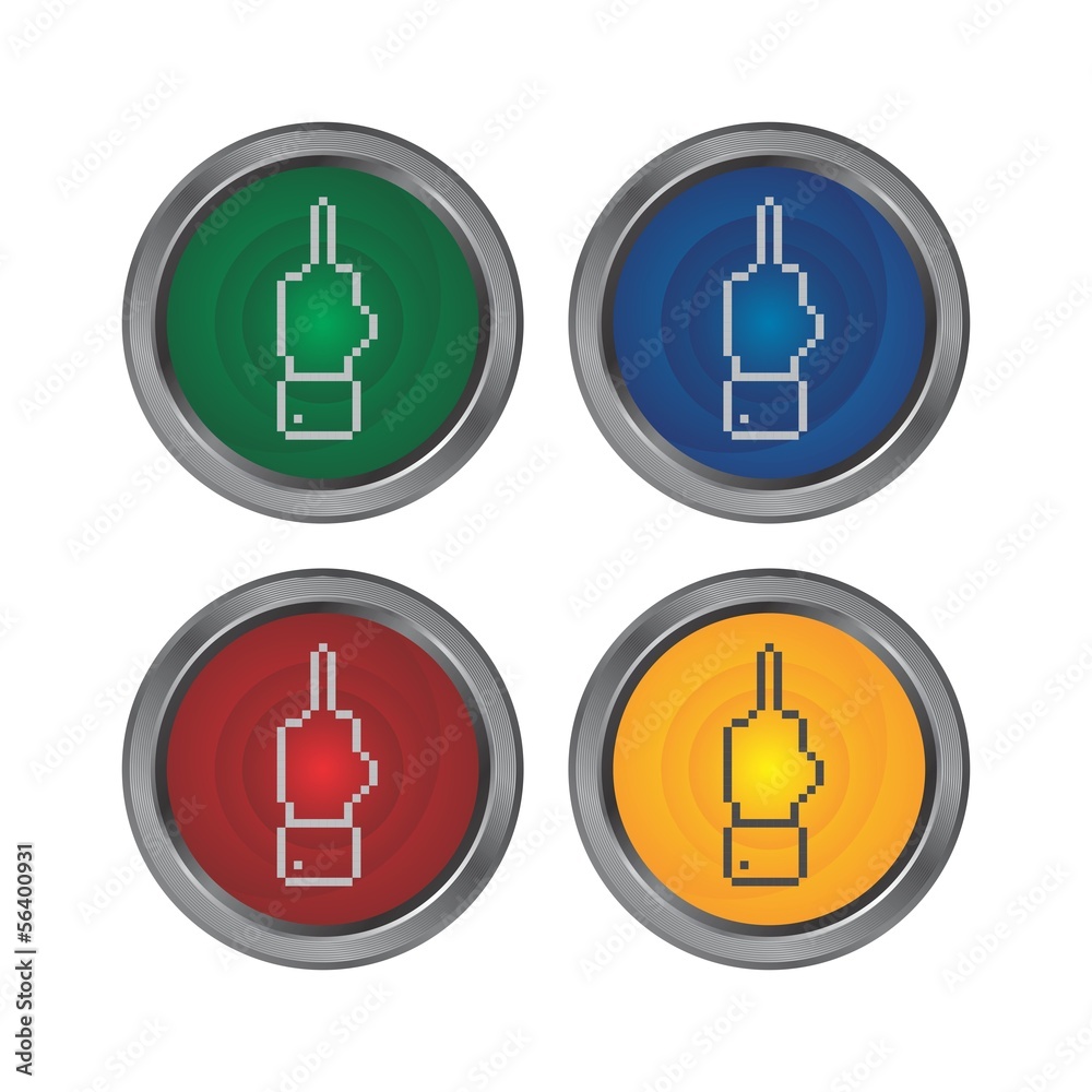 finger button finger button