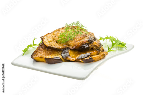 Grilled eggplant