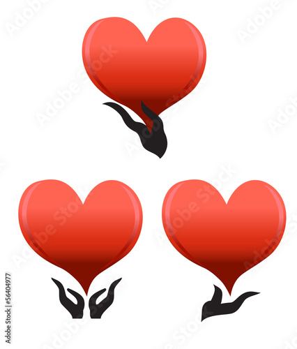 hearts in hand