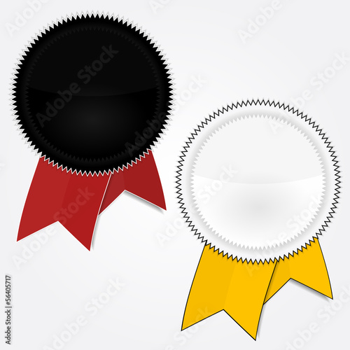 Blank  award  ribbon