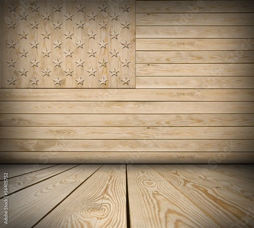 American symbol interior room