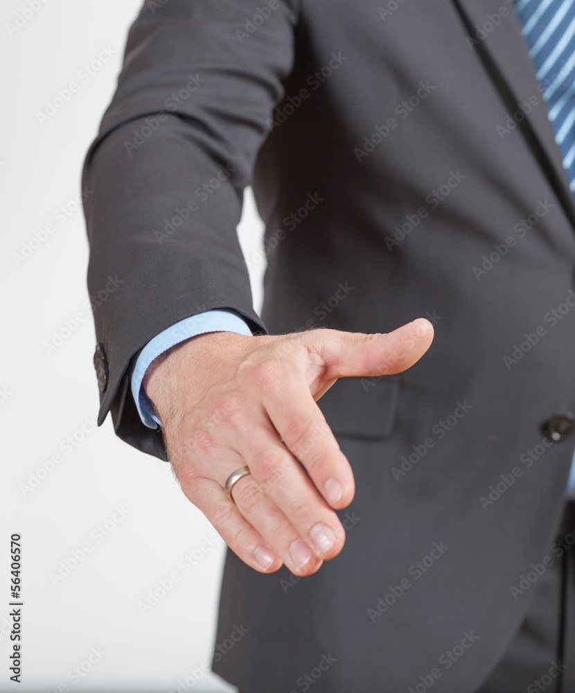 Obraz premium Begrüssung