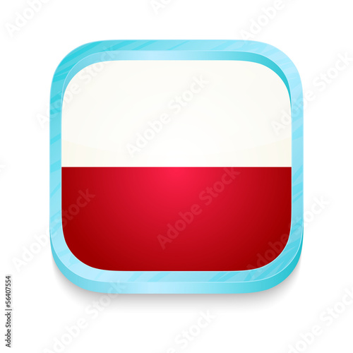 Smart phone button with Poland flag Free Download Smart phone button with Poland flag - GFXLoad