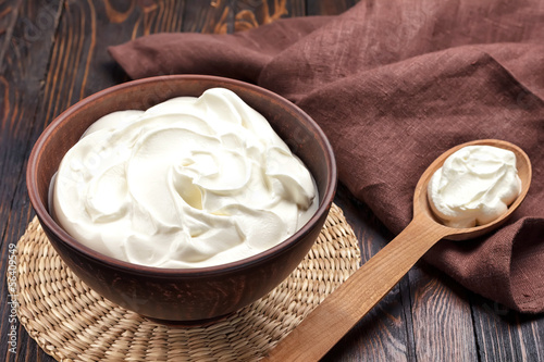 Canvastavla Sour cream
