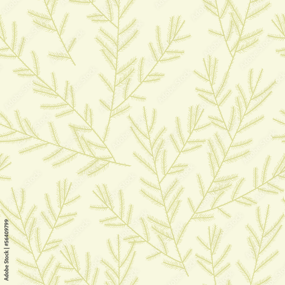 Seamless texture with fir branches Seamless texture with fir branches