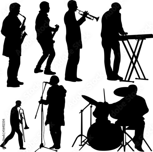 musicians collection - vector