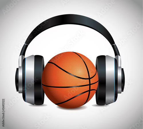 Basketball And Headphones