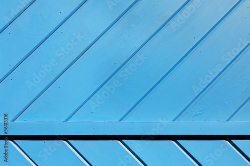 Blue Wooden Slats Background