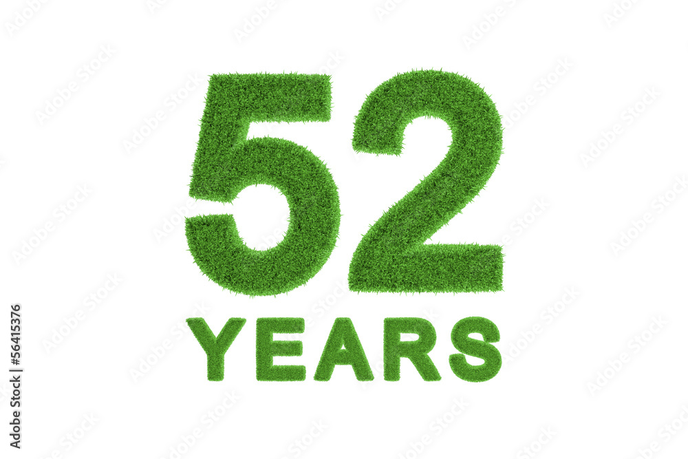 52 Years eco-friendly anniversary celebration 52 Years eco-friendly anniversary celebration