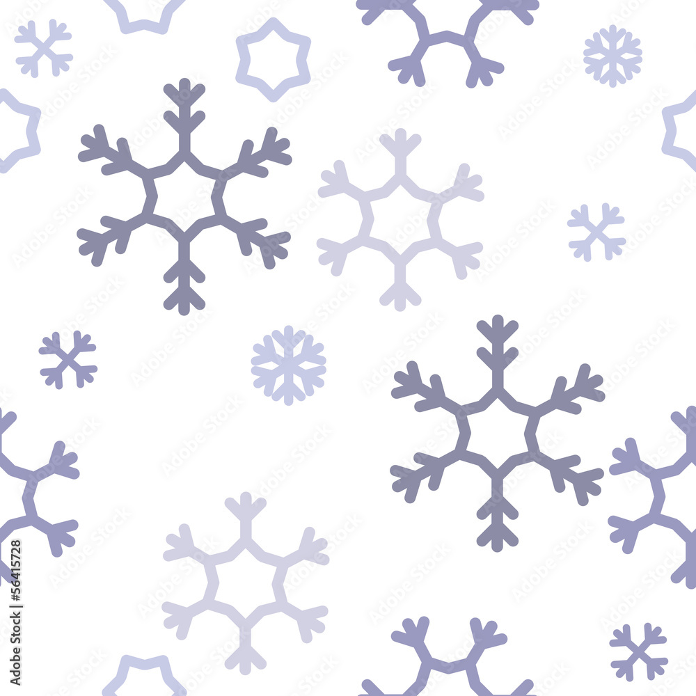 vector abstract background with snowflakes