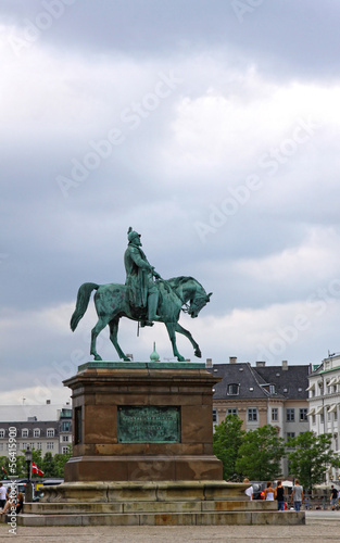 Statue of Frederik VII of Denmark in Copenhagen