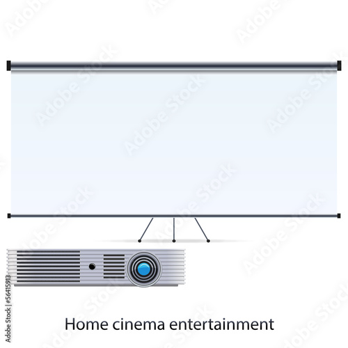 Projector and screen