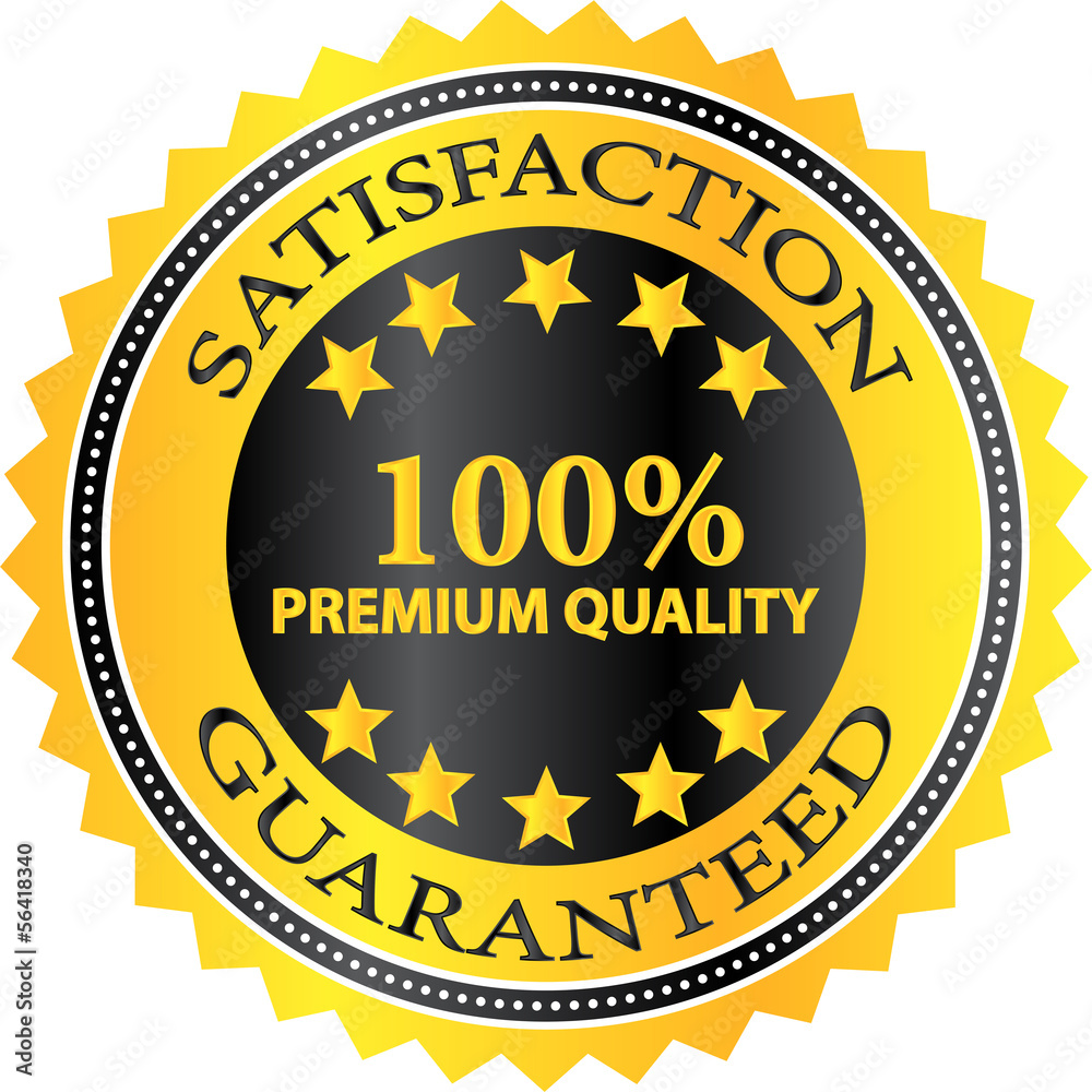 Premium Quality Satisfaction Guaranteed Badge