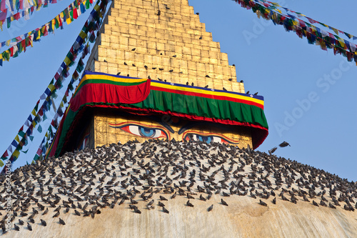 Boudhanath stupa in Kathmandu, Nepal