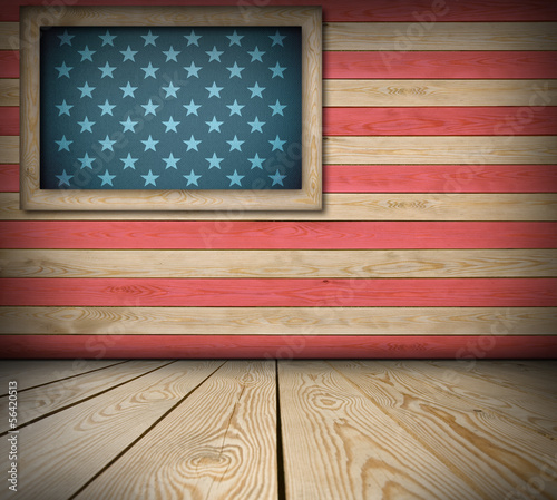 American symbol interior room