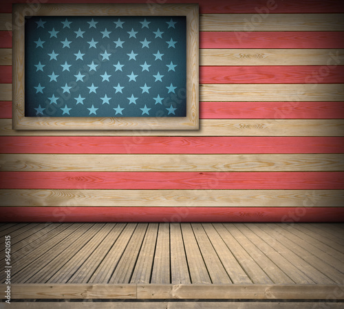 American symbol interior room