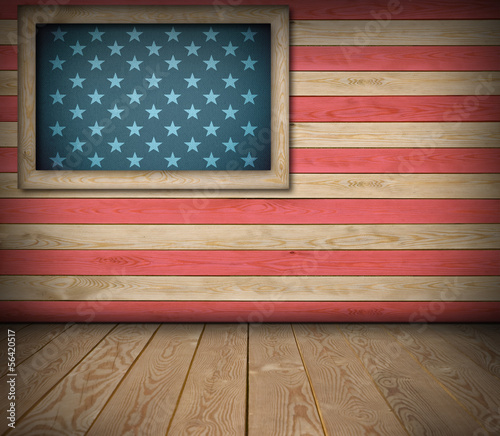 American symbol interior room