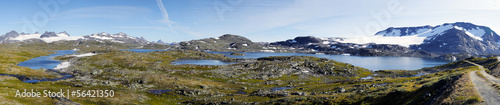 Fototapeta Naklejka Na Ścianę i Meble -  Sognefjell Panorama