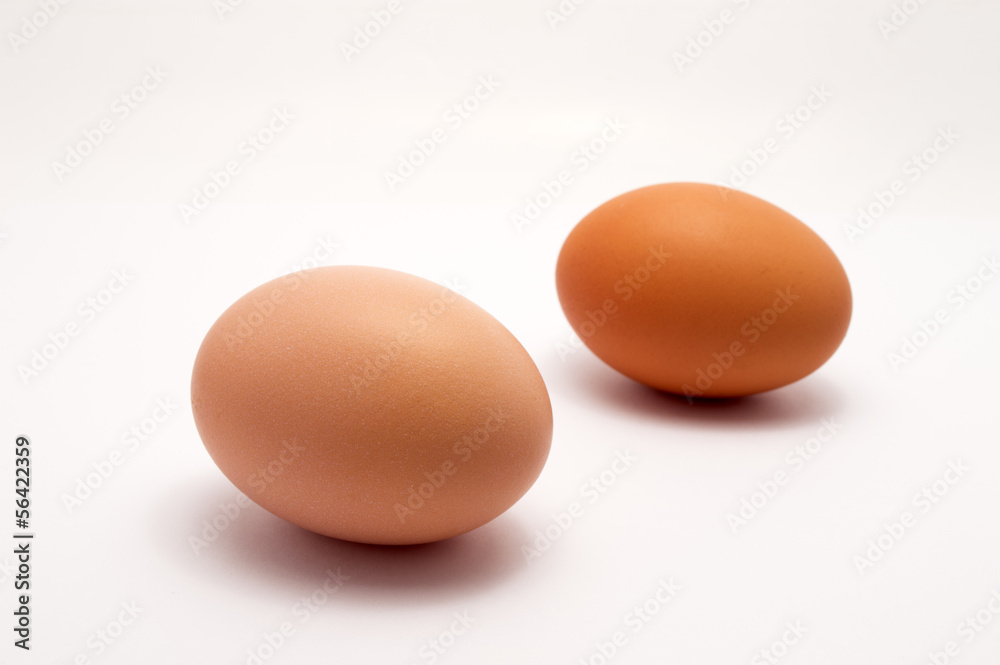 two eggs