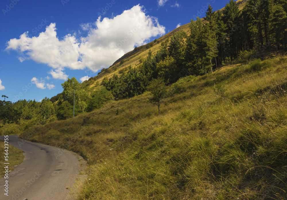 Landscape in Garfagnana (Tuscany)