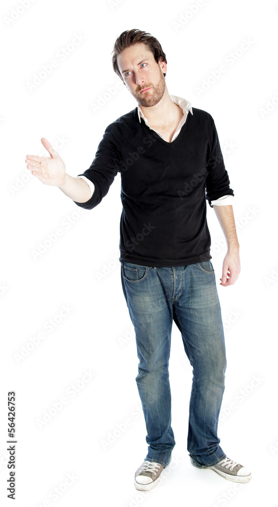 Attractive caucasian man shot in studio Attractive caucasian man shot in studio