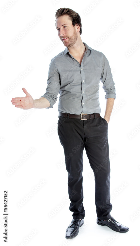 Attractive caucasian man shot in studio Attractive caucasian man shot in studio