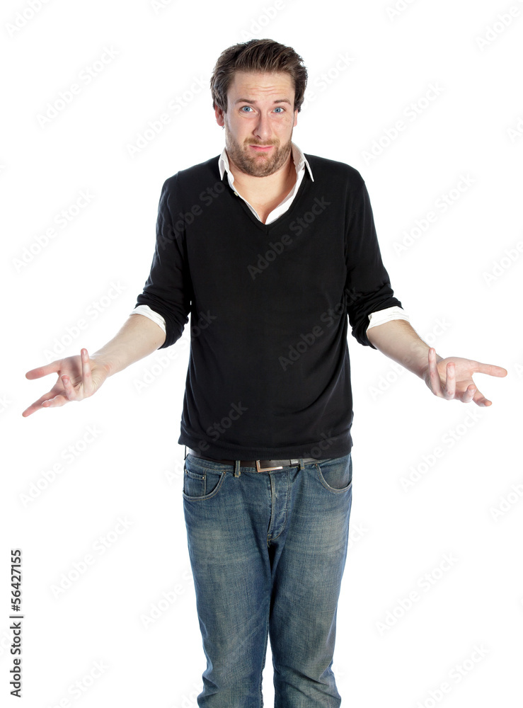 Attractive caucasian man shot in studio Attractive caucasian man shot in studio