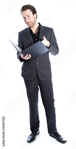 Attractive caucasian man shot in studio