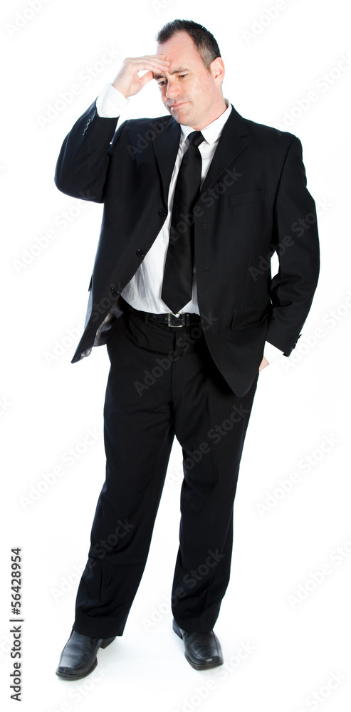 Caucasian businessman 40 years old Caucasian businessman 40 years old