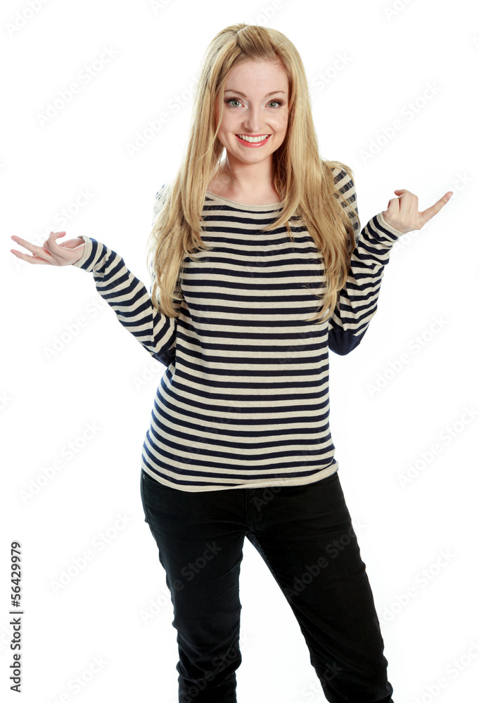 attractive caucasian blond in 30 years old