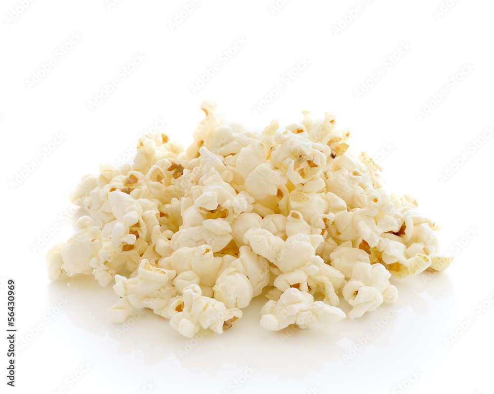 Pop Corn isolated on white background