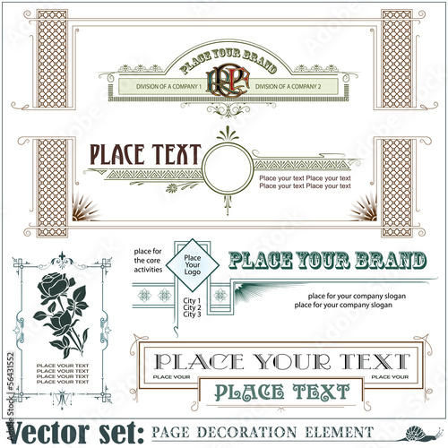 Template for business, envelope, invitations and greeting cards