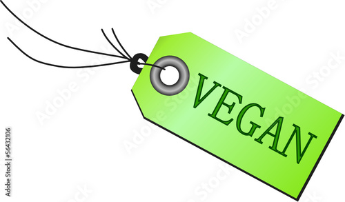 Vegan Anhänger Schild