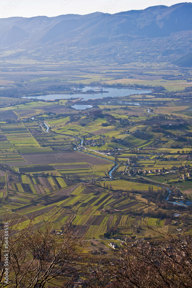 Reserve of natural lakes in Italy