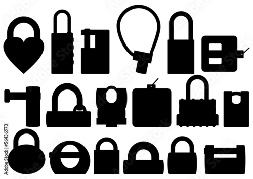Padlocks.