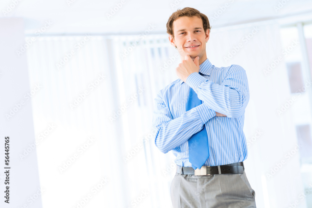 Portrait of a businessman in office Portrait of a businessman in office