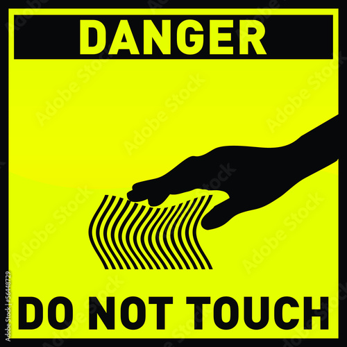 Do not touch photo