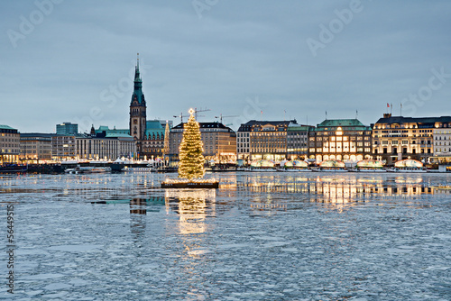 Hamburg Alster weihnachten