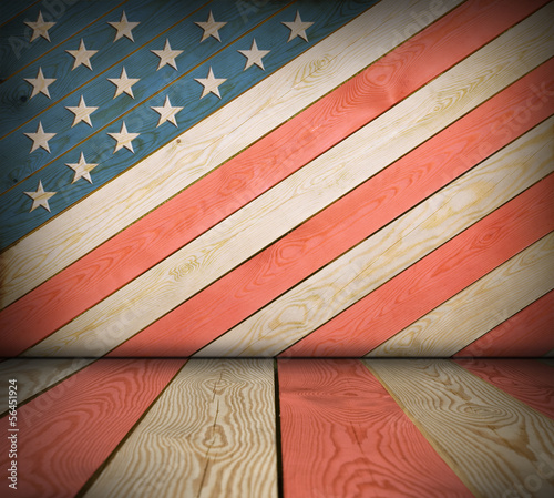 American symbol interior room