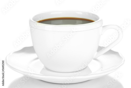 Coffee cup isolated on white