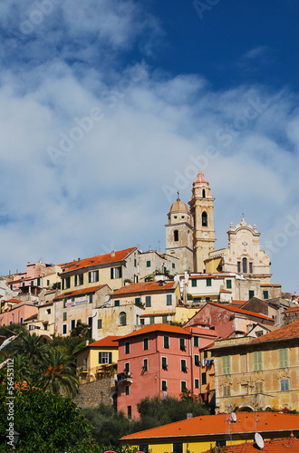 L'antico villaggio di Cervo, Liguria, Italia