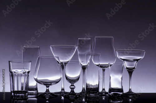 variazione di bicchieri photo