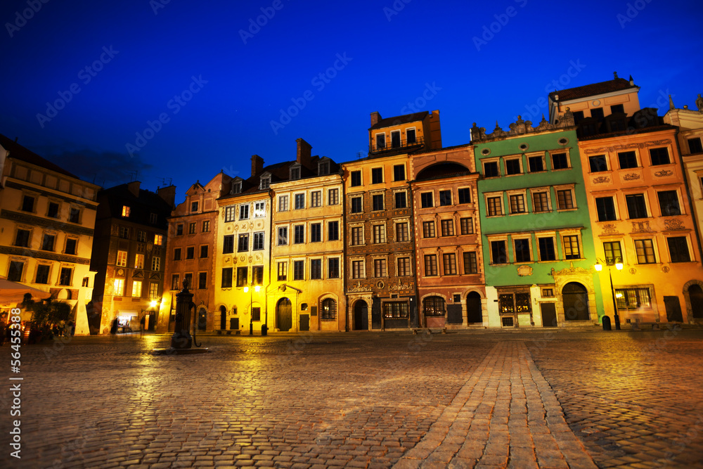 Marketplace square in Warsaw
