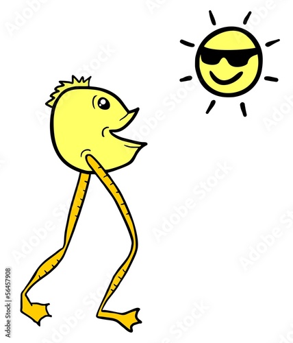 Sun and puppet