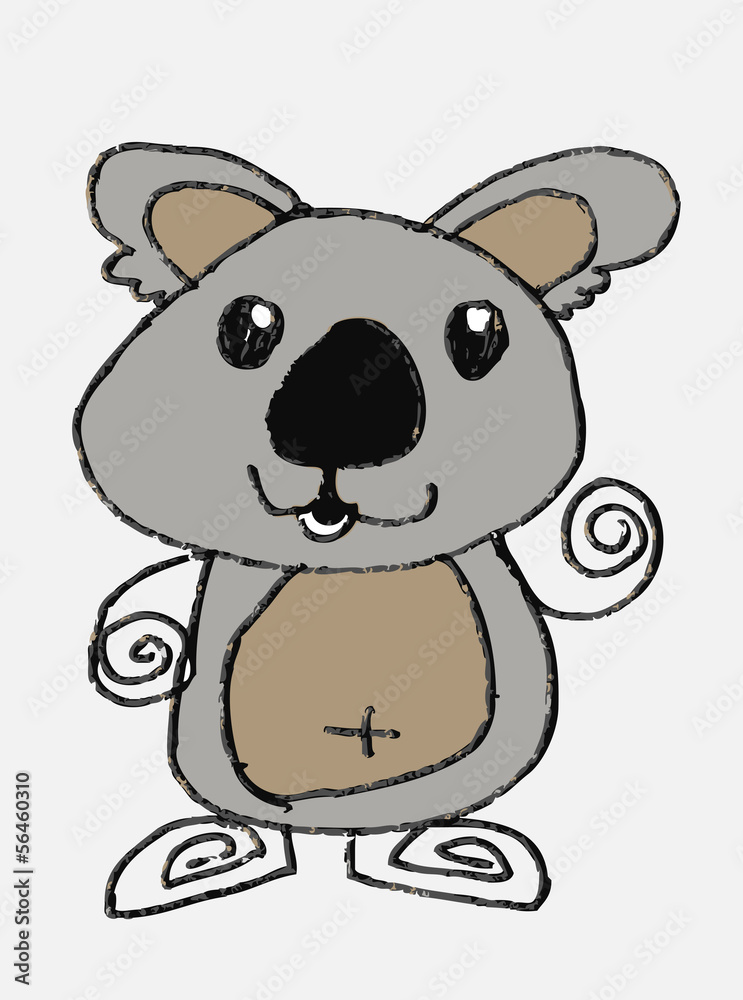 cartoon animals and fishes in Jaidee Family Style